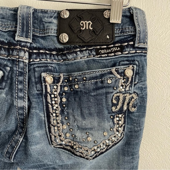 Miss Me women’s jeans Bootcut Embroidered bling size 25 western rodeo Y2K - Picture 8 of 13